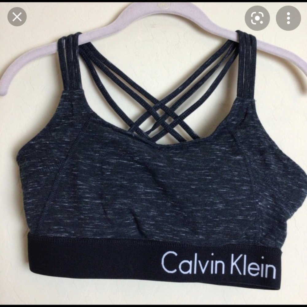 Calvin Klein criss-cross sports bra